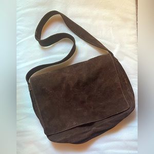 Francesco Biasia split calf leather crossbody hobo bag